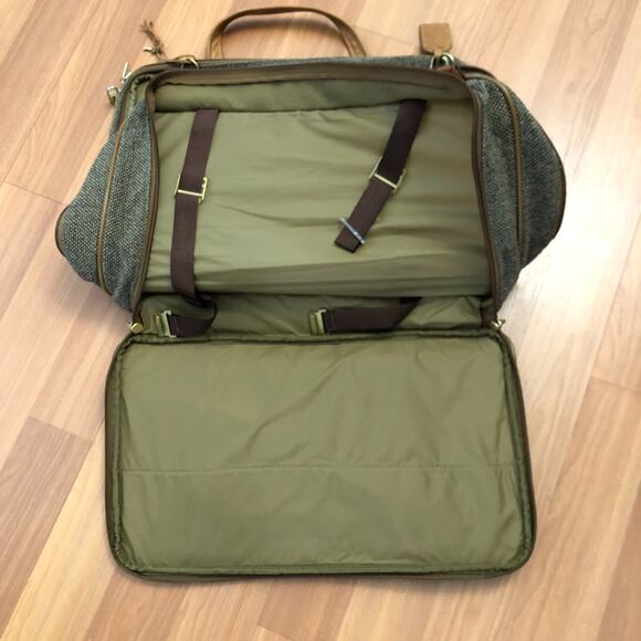 Vintage Hartmann Tweed Tote Walnut 20x12x9 MISSING STRAP - Picture 12 of 16